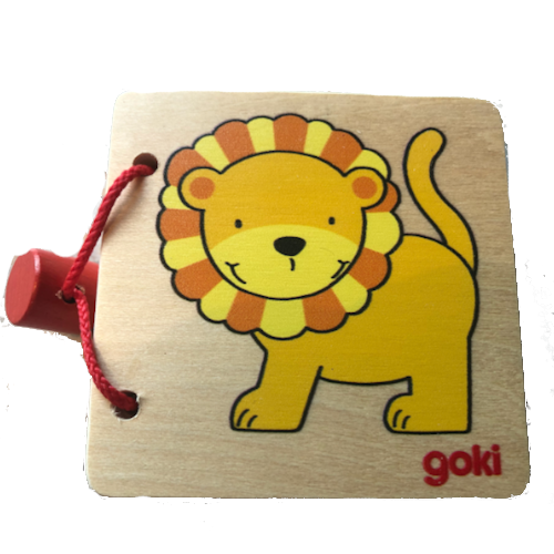 GOKI baby pegebog "Løve"- lille